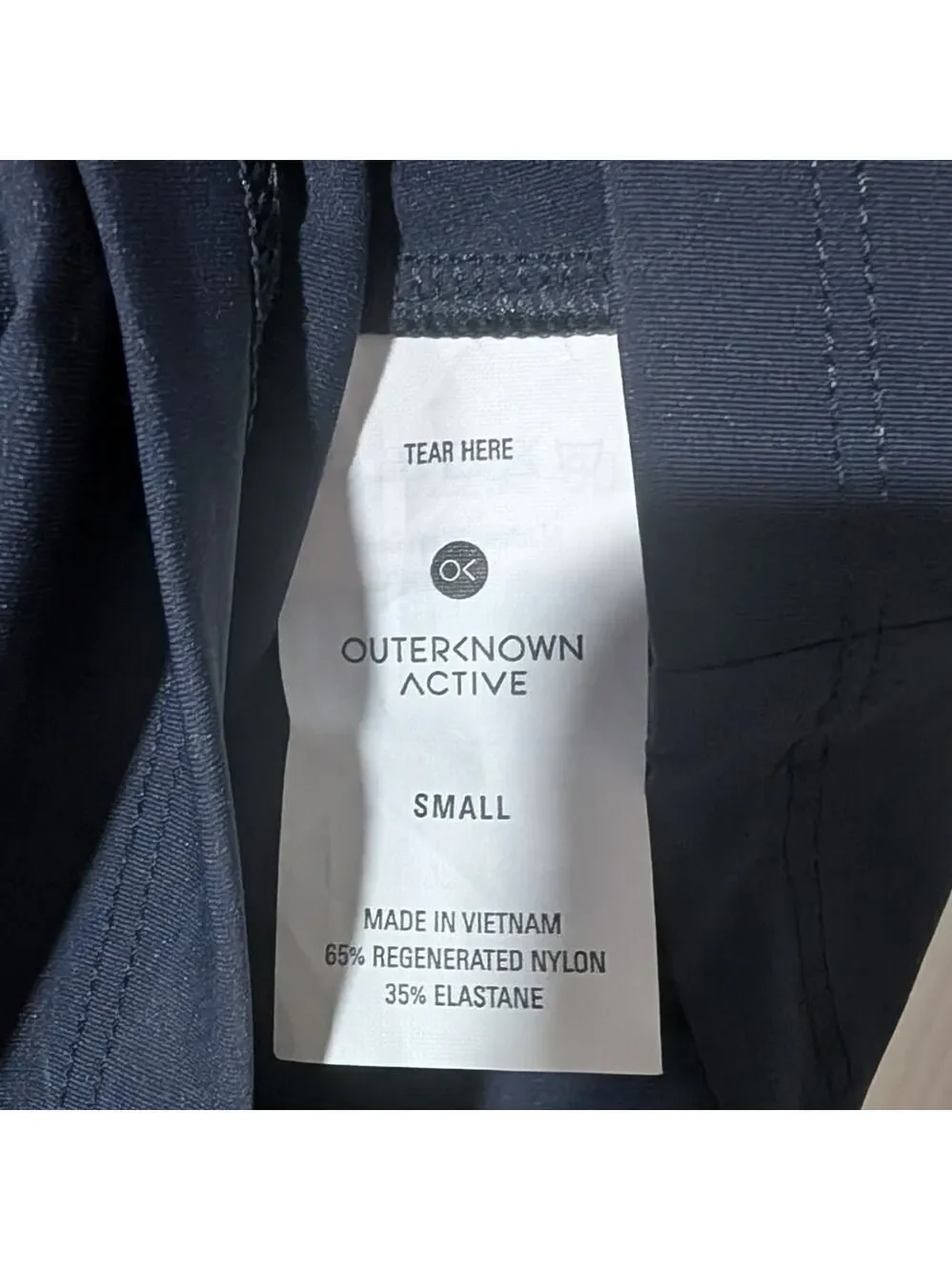 NWT Outerknown | Active Racerback Tank In Navy - Picture 11 of 14